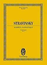 Igor Strawinsky Notenblätter Scherzo fantastique op.3
