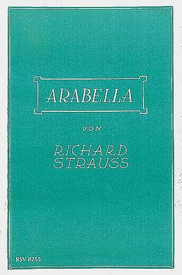 Richard Strauss Notenblätter Arabella op.79