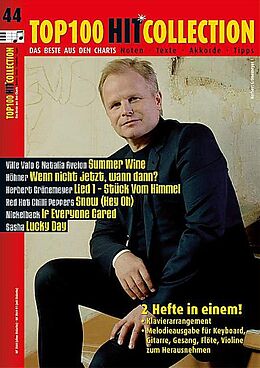  Notenblätter Top 100 Hit Collection 44 Band 44 (+Midi Disk)