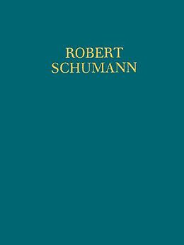 Loseblatt Ouvertüren von Robert Schumann