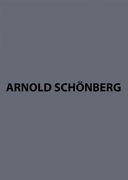 Loseblatt Kammermusik II von Arnold Schönberg