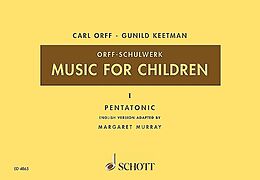 Carl Orff Notenblätter Music for Children vol.1