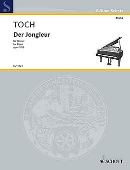 Ernst Toch Notenblätter Der Jongleur op. 31/3