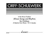  Notenblätter African Songs and Rhythms for Children