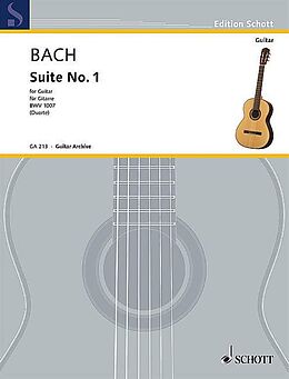 Johann Sebastian Bach Notenblätter Suite Nr.1 BWV1007