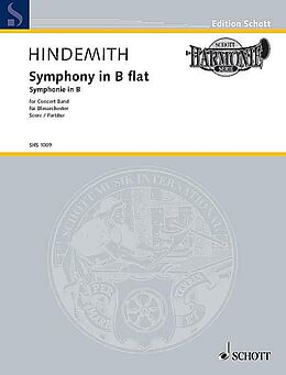 Paul Hindemith Notenblätter Symphonie in B