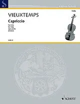 Henri Vieuxtemps Notenblätter Capriccio op.posthum