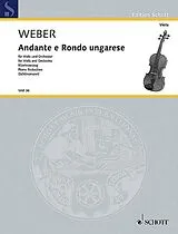 Carl Maria von Weber Notenblätter Andante und Rondo ungarese