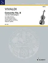 Antonio Vivaldi Notenblätter Concerto a-Moll op.3,8