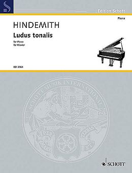 Paul Hindemith Notenblätter Ludus tonalis