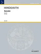 Paul Hindemith Notenblätter Sonate in C