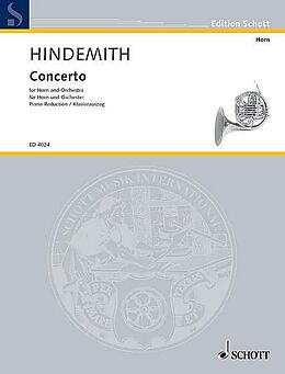 Paul Hindemith Notenblätter Konzert