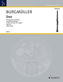 Johann Friedrich Franz (Frédéric) Burgmüller Notenblätter Duo Es-Dur op.15