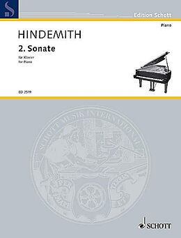 Paul Hindemith Notenblätter Sonate Nr.2
