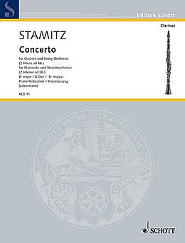 Johann Wenzel Anton Stamitz Notenblätter Konzert B-Dur