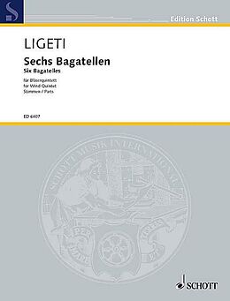 György Ligeti Notenblätter 6 Bagatellen