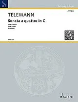 Georg Philipp Telemann Notenblätter Sonata à quattro in C