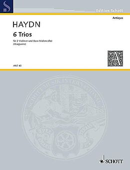 Franz Joseph Haydn Notenblätter 6 Trios Hob.V-g1