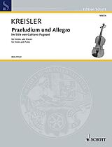 Fritz Kreisler Notenblätter Praeludium und Allegro Nr. 5
