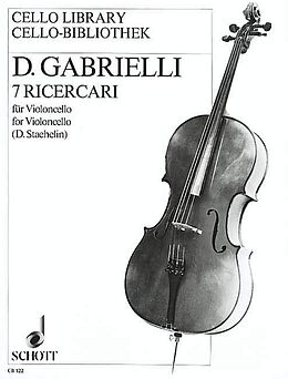 Domenico Gabrielli Notenblätter 7 Ricercari