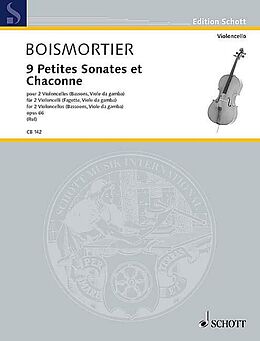 Joseph Bodin de Boismortier Notenblätter 9 Petites Sonates et Chaconne op. 66