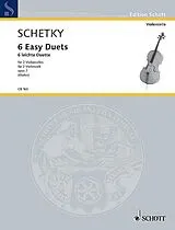 Johann Georg Christop Schetky Notenblätter 6 leichte Duette op. 7