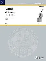 Gabriel Urbain Fauré Notenblätter Sicilienne op. 78