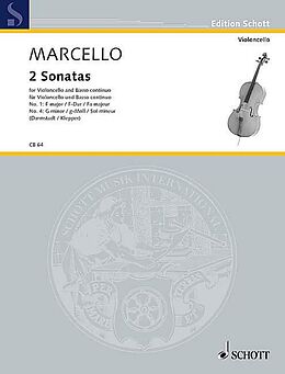 Benedetto Marcello Notenblätter 2 Sonatas