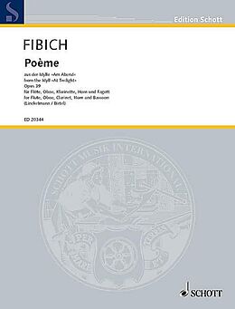 Zdenek Fibich Notenblätter Poème op. 39