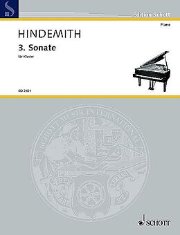 Paul Hindemith Notenblätter Sonate III in B