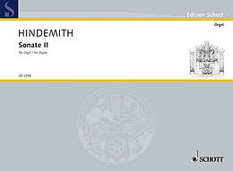 Paul Hindemith Notenblätter Sonate II