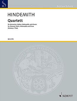 Paul Hindemith Notenblätter Quartett