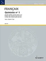 Jean Francaix Notenblätter Quintett No. 1