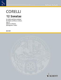 Arcangelo Corelli Notenblätter 12 Sonaten op.5 Band 2 (Nr.7-12 )