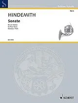 Paul Hindemith Notenblätter Sonate