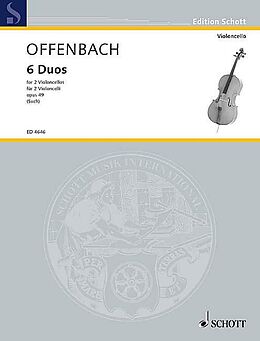 Jacques Offenbach Notenblätter 6 Duos op.49