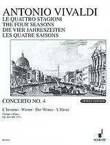 Antonio Vivaldi Notenblätter Die vier Jahreszeiten op. 8/4 RV 297/PV 442