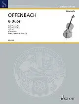 Jacques Offenbach Notenblätter 6 Duos op.50 Band 1 (Nr.1-3)