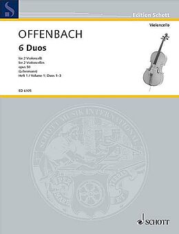 Jacques Offenbach Notenblätter 6 Duos op.50 Band 1 (Nr.1-3)