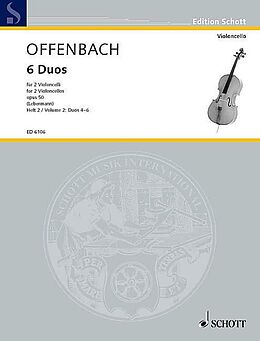 Jacques Offenbach Notenblätter 6 Duos op.50 Band 2 (Nr.4-6)
