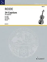 Jacques Pierre Joseph Rode Notenblätter 24 Capricen