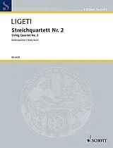 György Ligeti Notenblätter Streichquartett Nr. 2