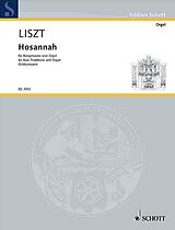 Franz Liszt Notenblätter Hosannah