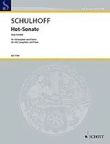 Erwin Schulhoff Notenblätter Hot-Sonate