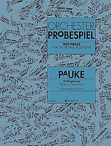  Notenblätter Orchester-Probespiel Pauke/Schlagzeug