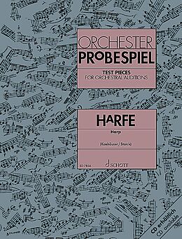  Notenblätter Orchester-Probespiel Harfe