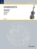 Paul Hindemith Notenblätter Sonate op. 31/4