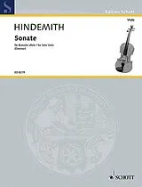 Paul Hindemith Notenblätter Sonate