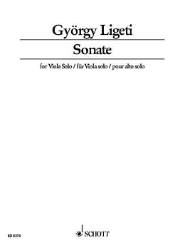 György Ligeti Notenblätter Sonate
