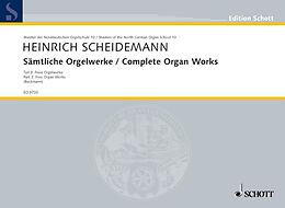 Heinrich Scheidemann Notenblätter Sämtliche Orgelwerke Band 3